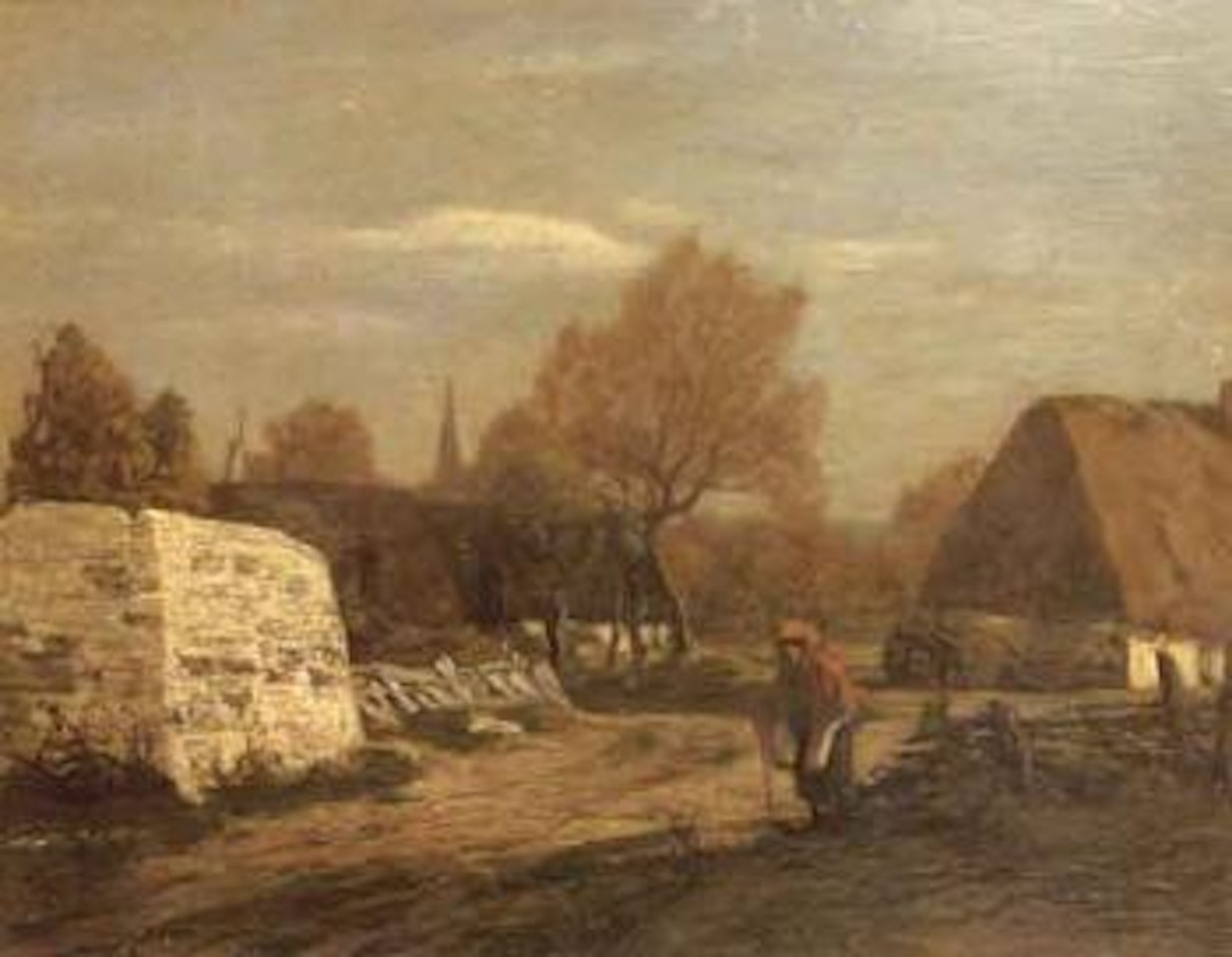 Ferme aux environs de Quimper by Eugène Boudin