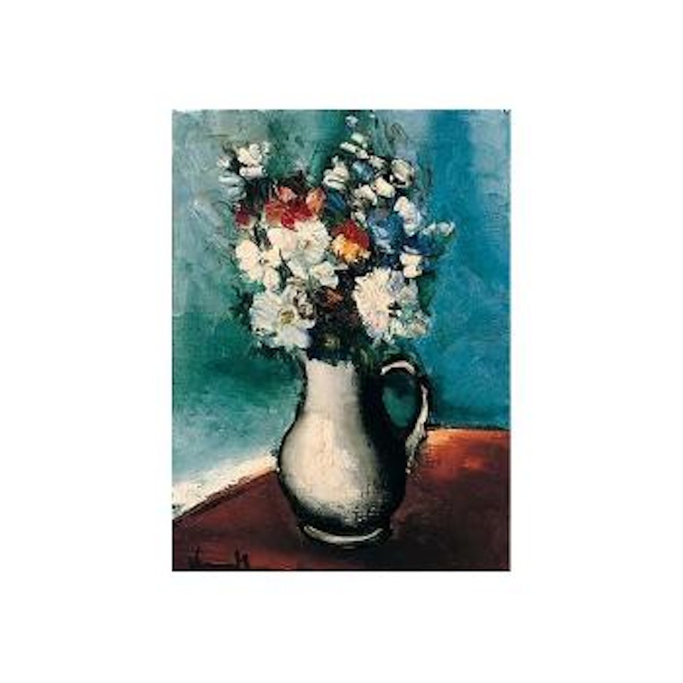 Vase de fleurs avec anse by Maurice de Vlaminck