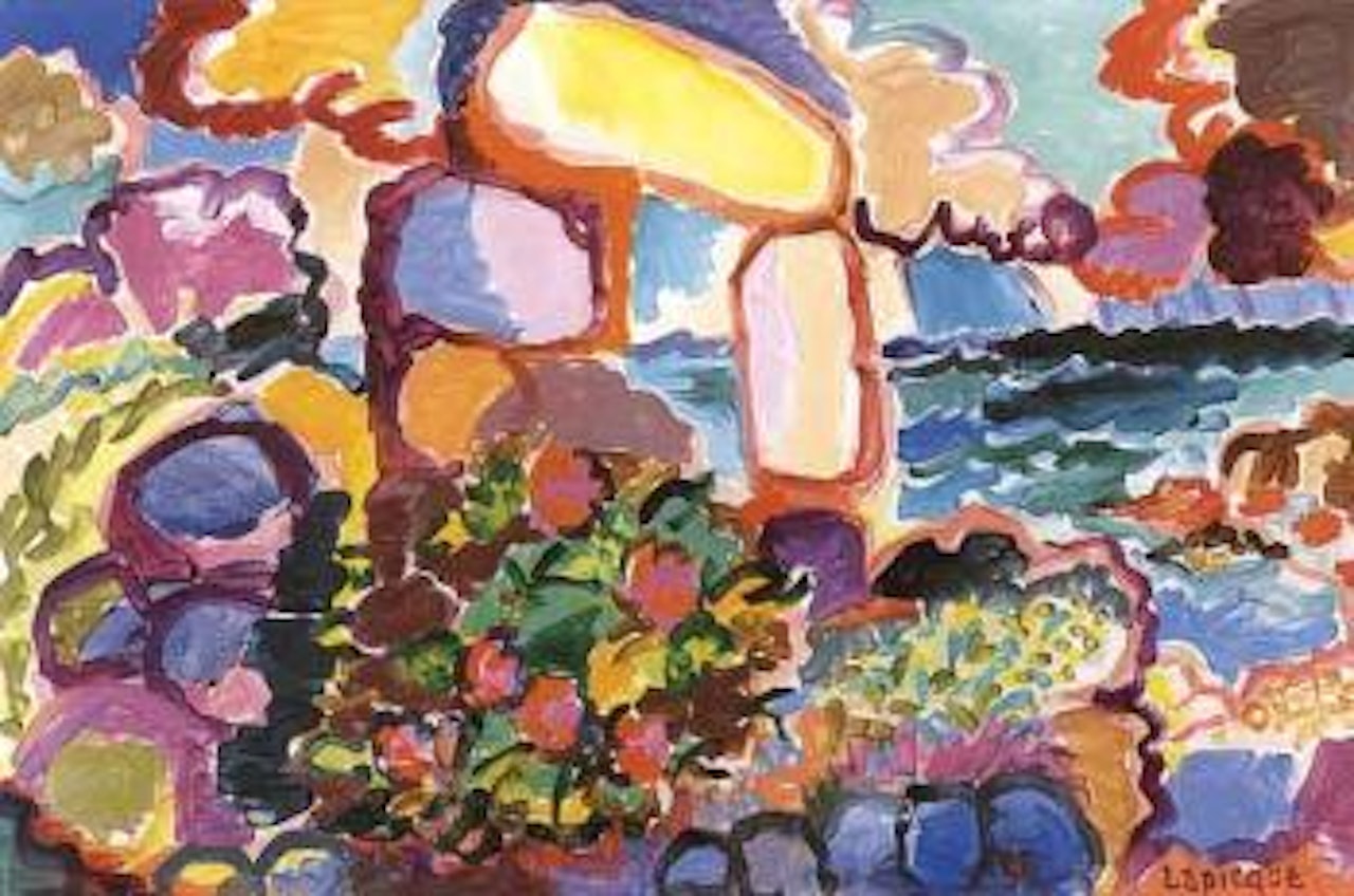 Fleurs et murailles by Charles Lapicque