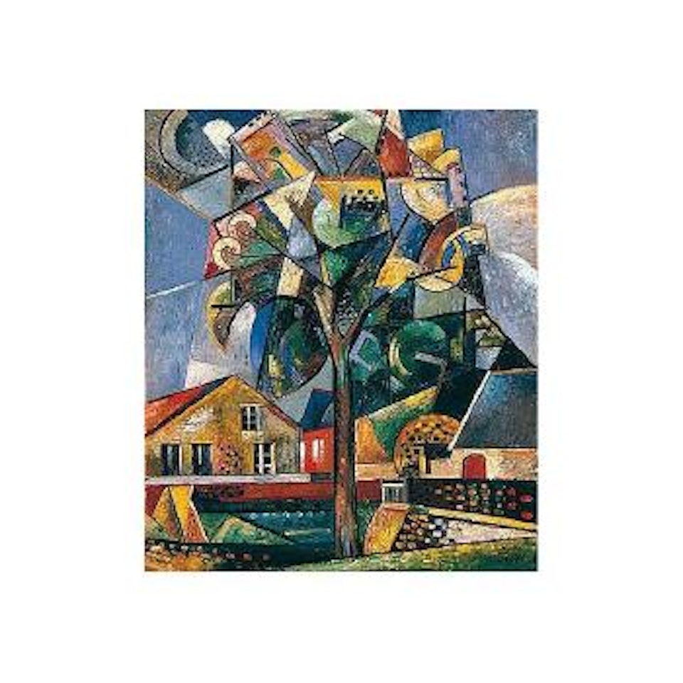 Saule, l'automne a Vadencourt by Auguste Herbin