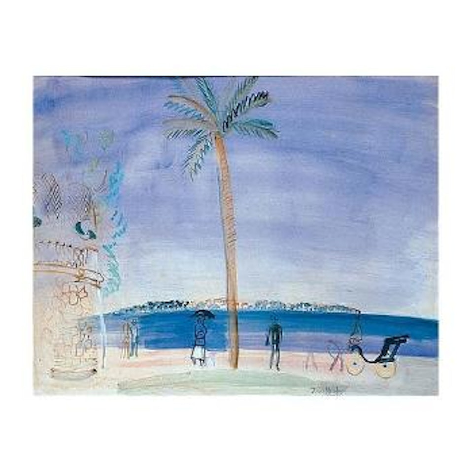 Les Iles de Lerins vues de Cannes by Raoul Dufy