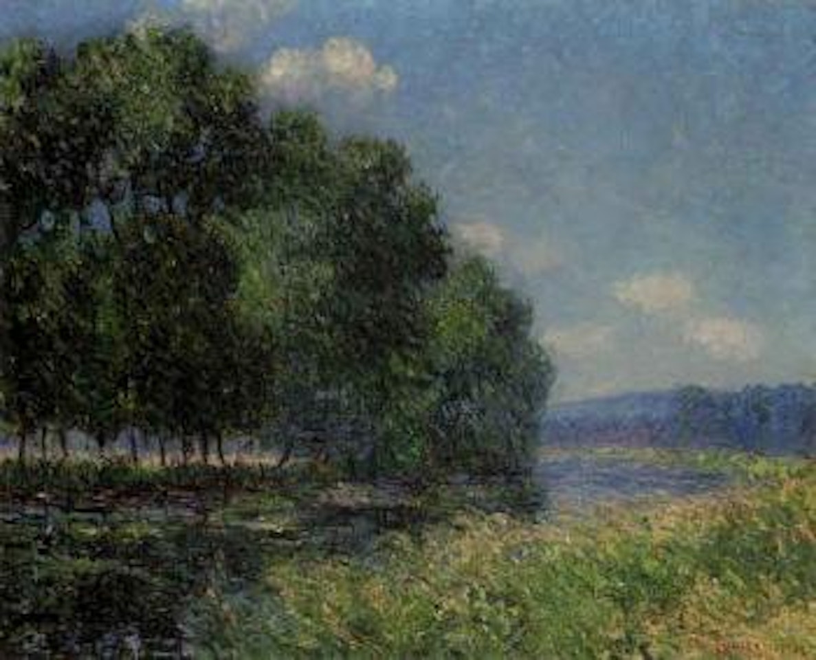 Aux bords de l'Eure en ete by Gustave Loiseau