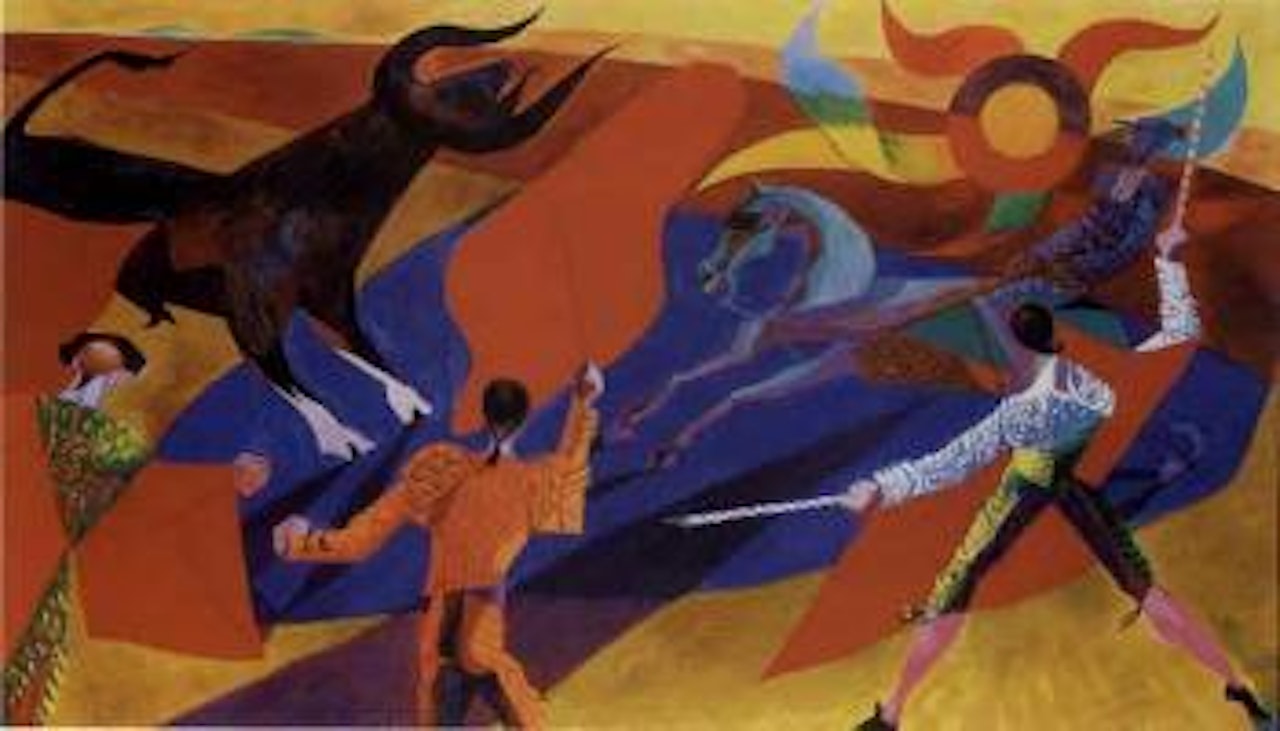 Corrida au soleil by André Masson