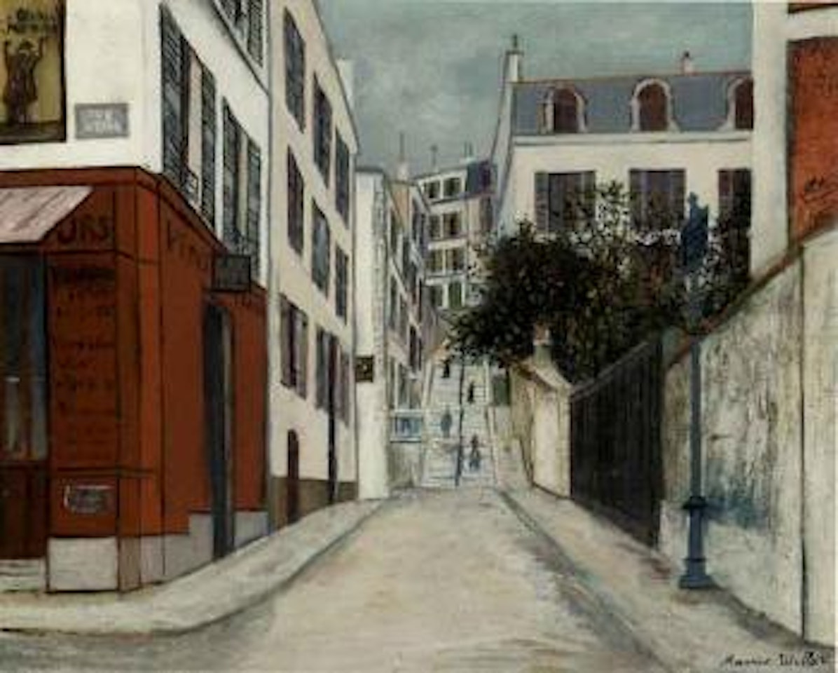 Passage Elisee de Beaux Arts by Maurice Utrillo