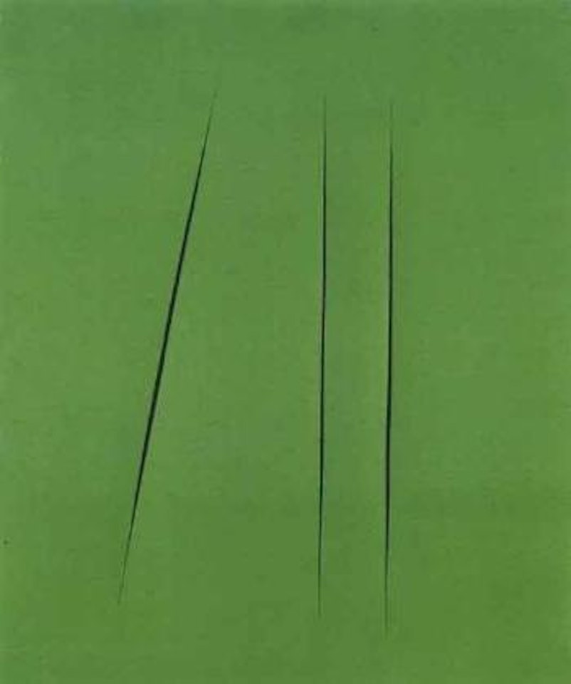 Concetto spaziale, Attese by Lucio Fontana