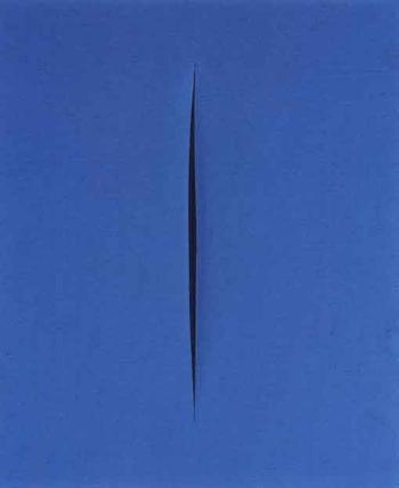 Concetto spaziale, Attesa by Lucio Fontana
