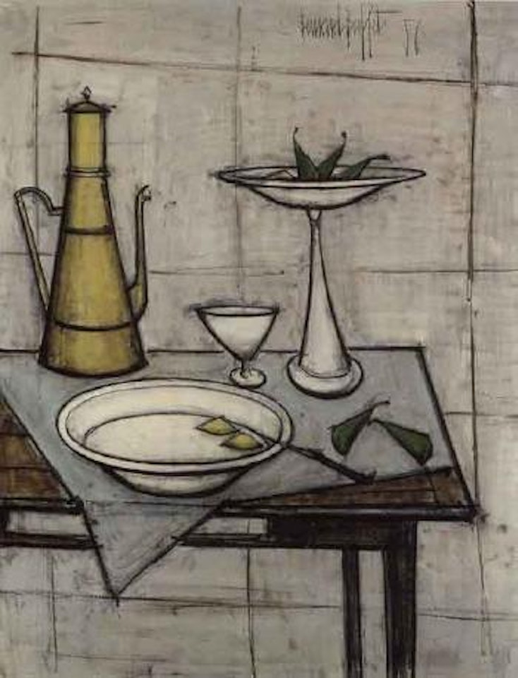 Nature morte a la cafetiere by Bernard Buffet