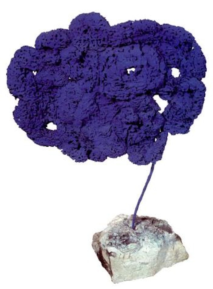 Eponge bleu II, SE 260 by Yves Klein