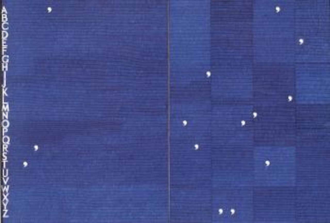 Between horizontal and vertical by Alighiero Boetti