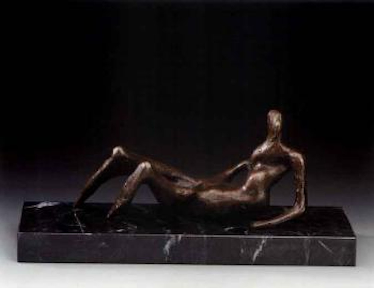 Maquette for reclining figure by Henry Moore