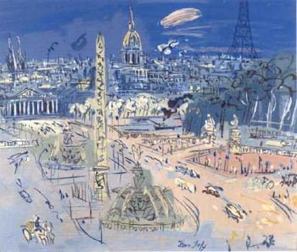 View of Paris by Jean Dufy