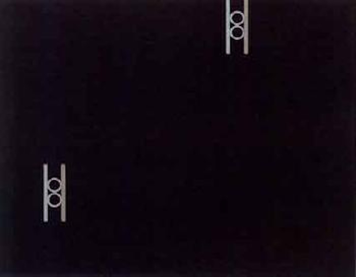 1989 in daylight cool white and warm white fluorescent light each modular unit 4 high by Dan Flavin