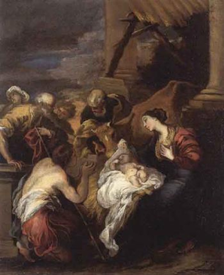 Adoration of the shepherds by Valerio Castello