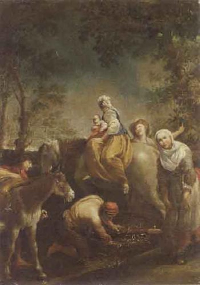 Flight into Egypt by Giuseppe Maria Crespi