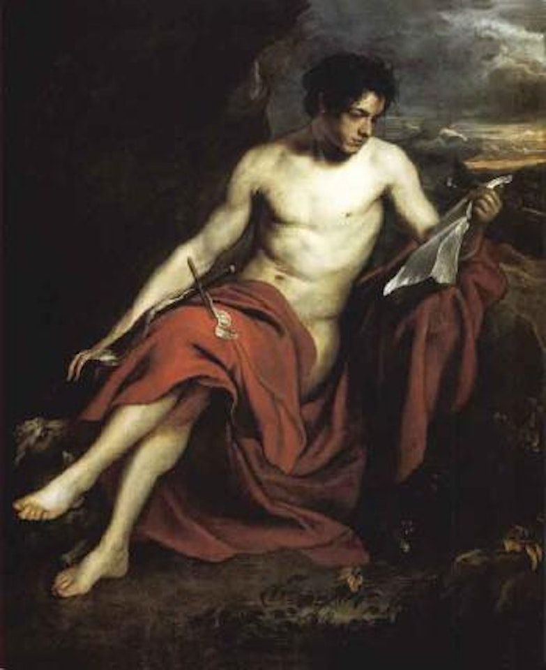 Saint John the Baptist in the wilderness by Anthony van Dyck
