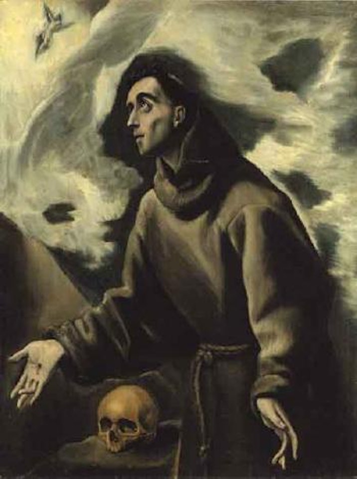 Saint Francis receiving the stigmata by El Greco