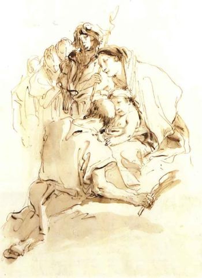 Holy Family by Giovanni Battista Tiepolo