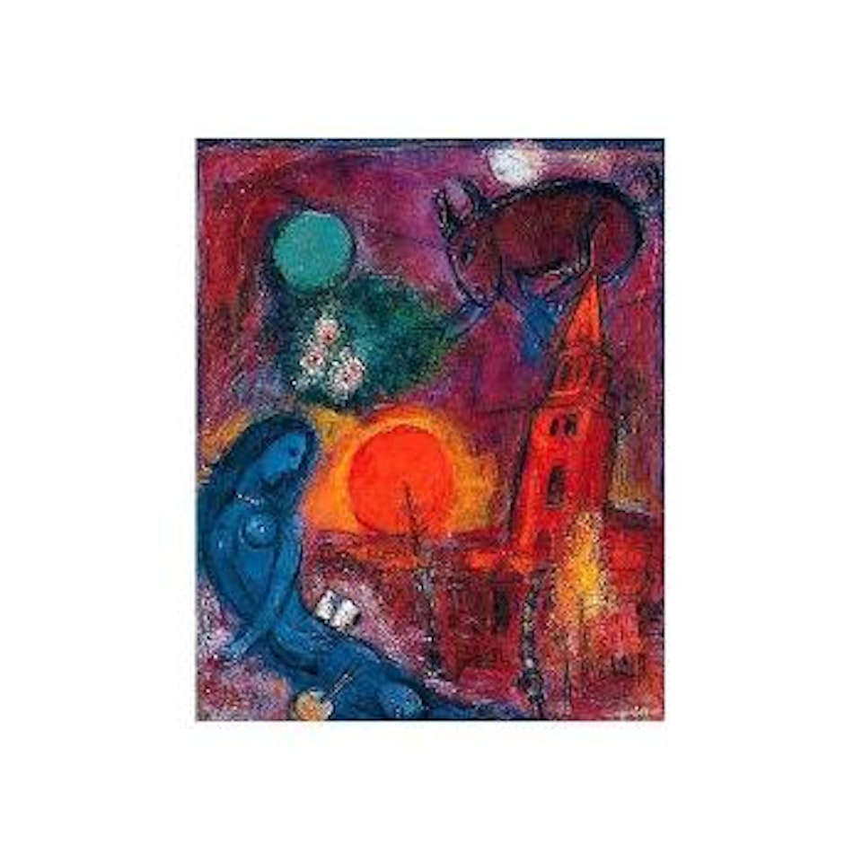 Saint Germain des Pres by Marc Chagall