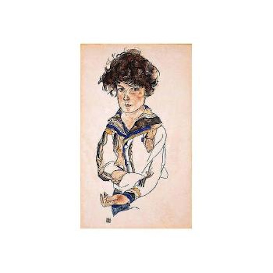 Portrait of a boy by Egon Schiele