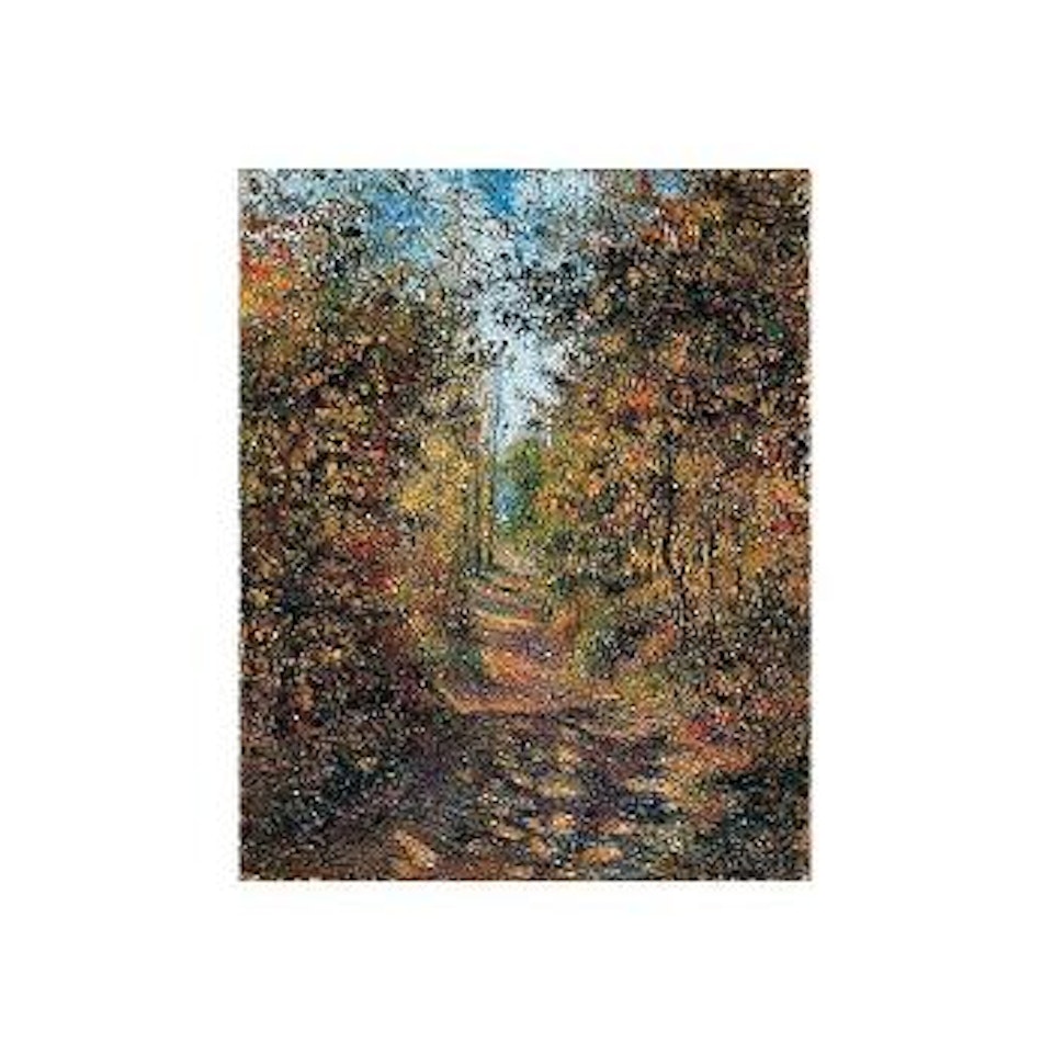 Sentier dans les bois a Pontoise by Camille Pissarro