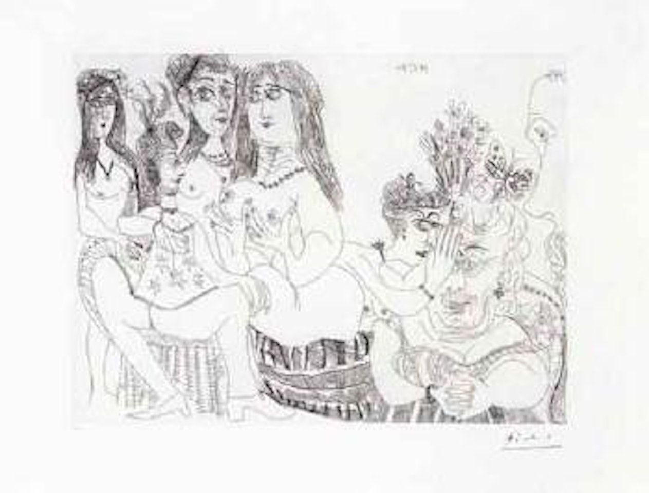 La fete de la Patronne by Pablo Picasso