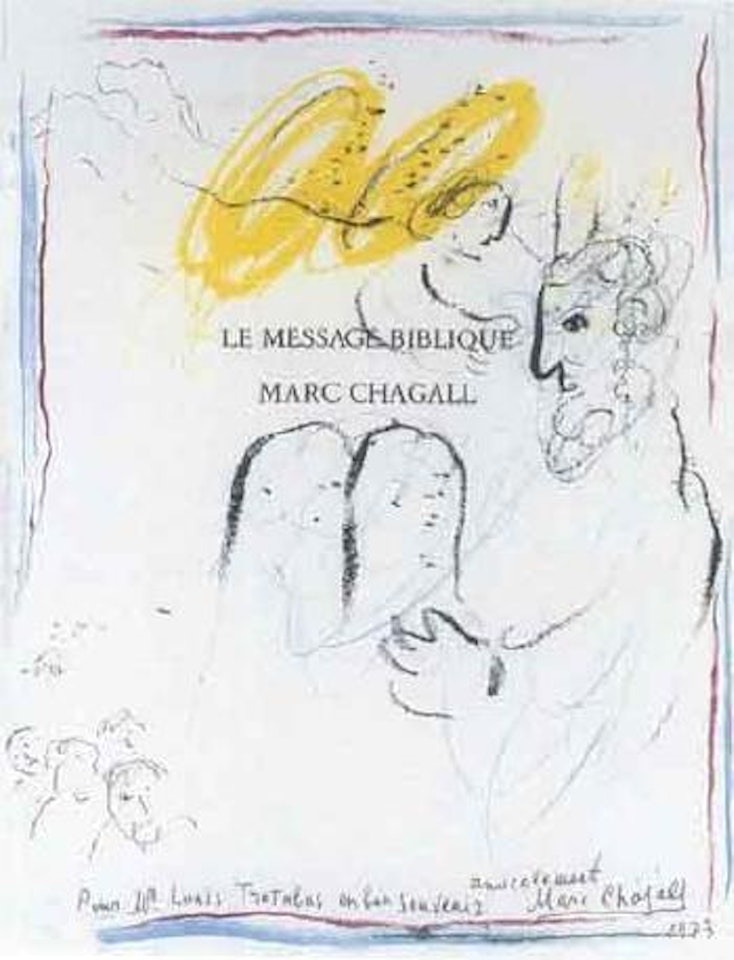 Moise et les Tables de la Loi by Marc Chagall