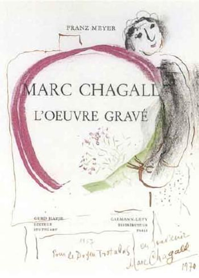 Le peintre au chevalet by Marc Chagall