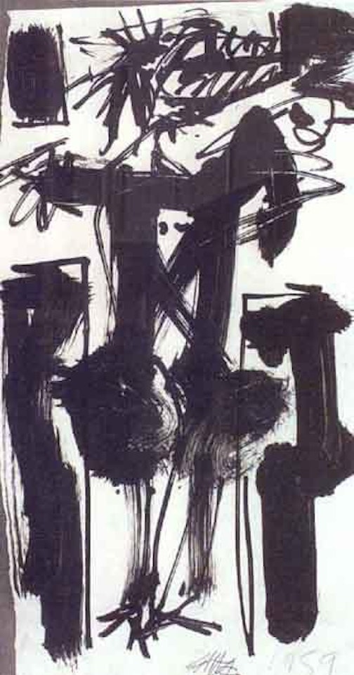 Crucifixion by Antonio Saura