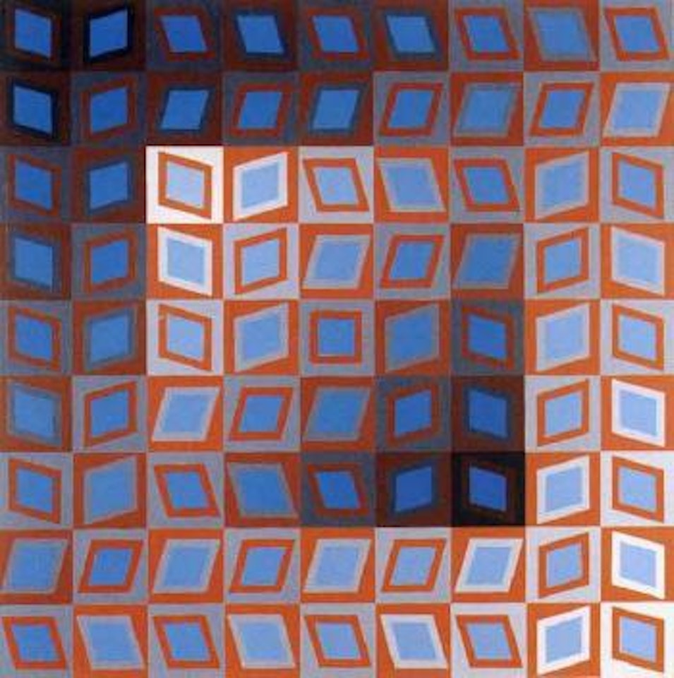 Fekete by Victor Vasarely