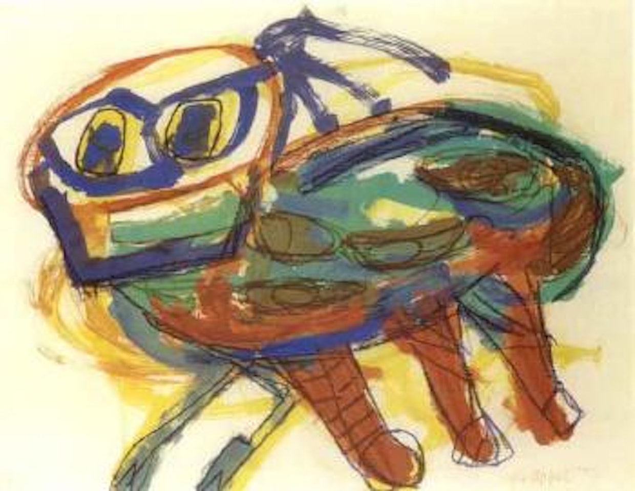 Composition by Karel Appel