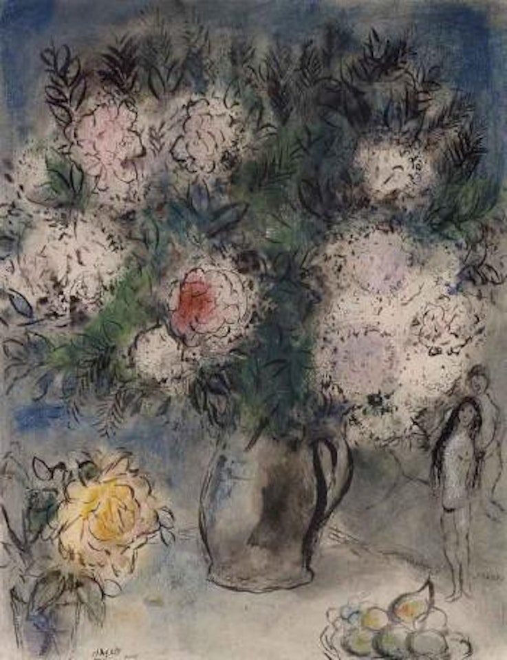 Bouquet de fleurs by Marc Chagall