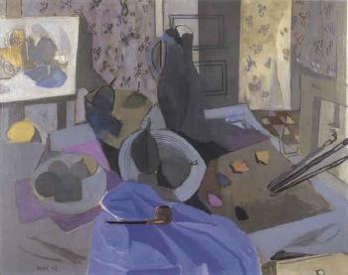 La draperie bleue by Francisco Bores