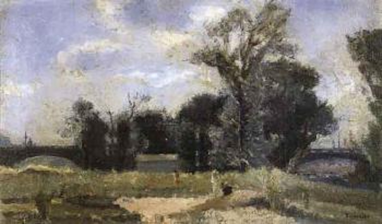 Paysage anime by Maurice Brianchon