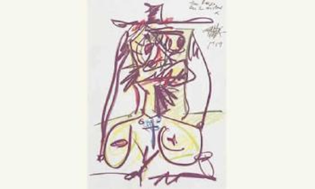Buste de femme by Antonio Saura