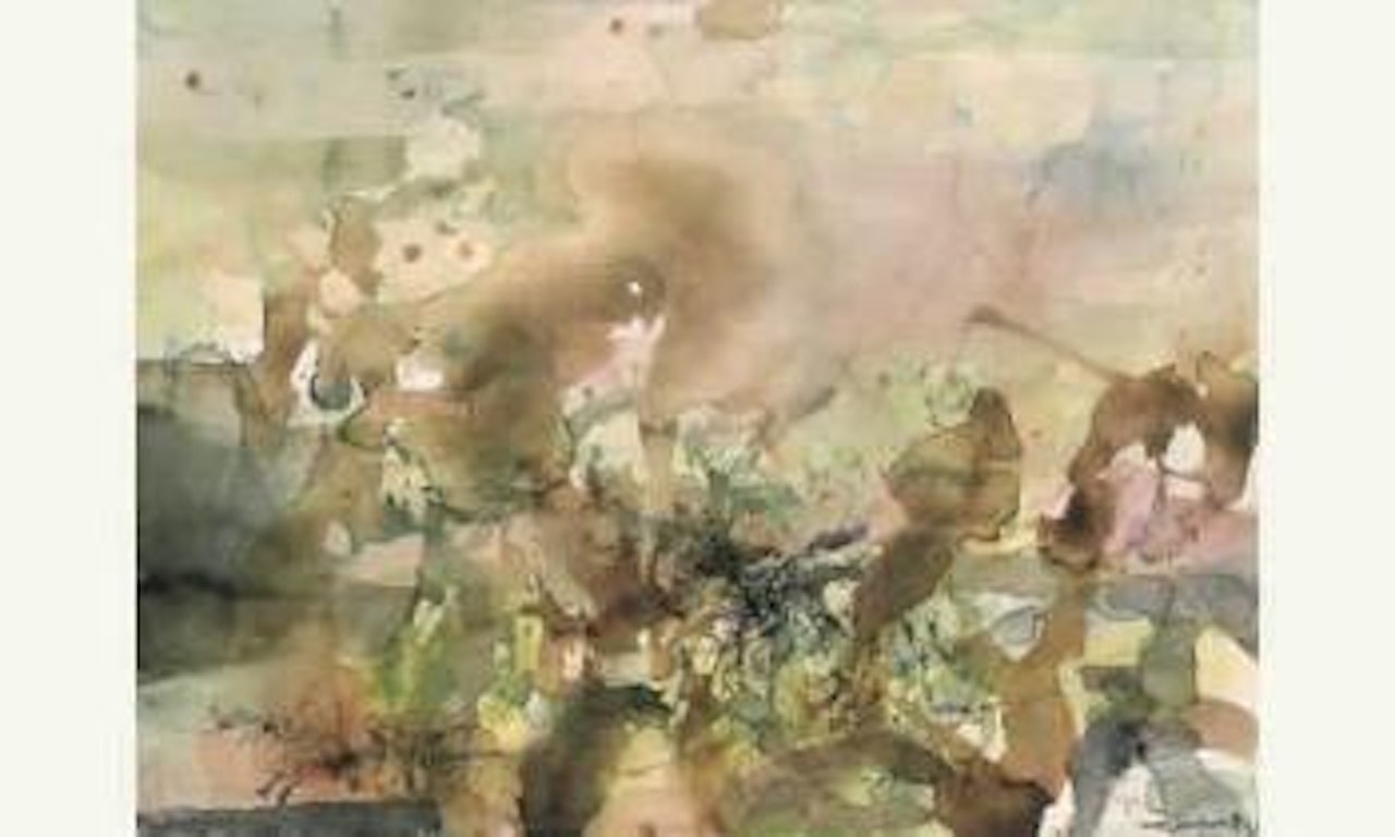 Composition by Zao Wou-Ki