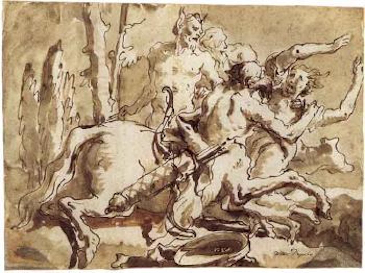 Nessus and Dejanira by Giovanni Domenico Tiepolo