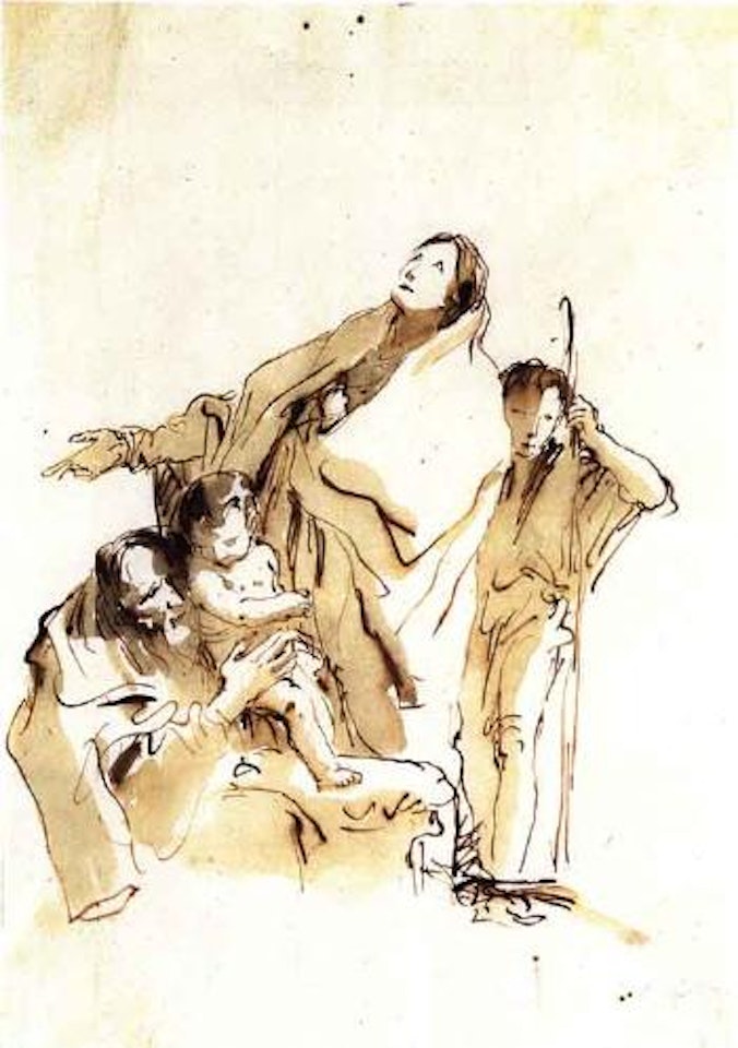 The Holy Family by Giovanni Battista Tiepolo