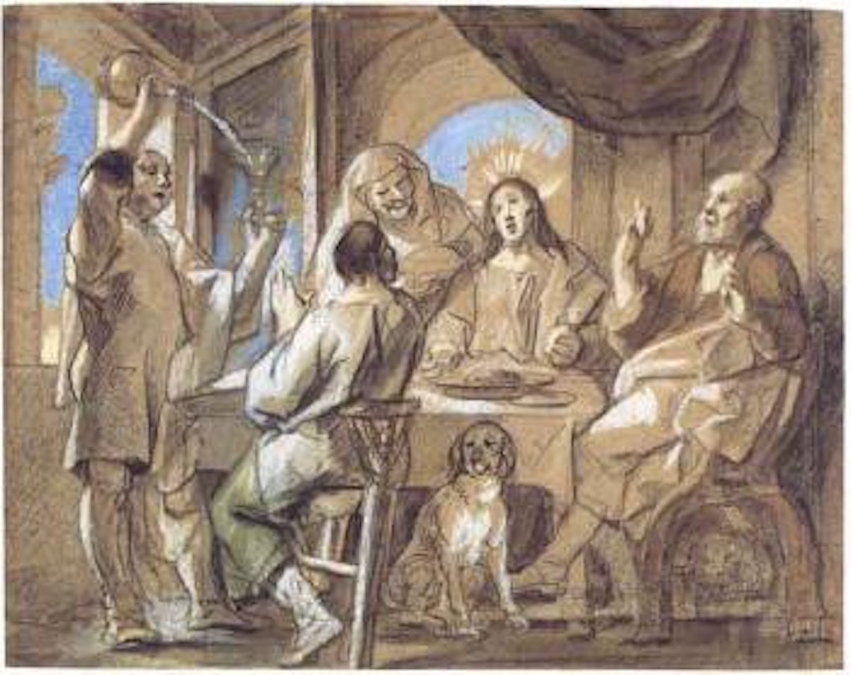 Christ and the Disciples at Emmaus by Jacob Jordaens