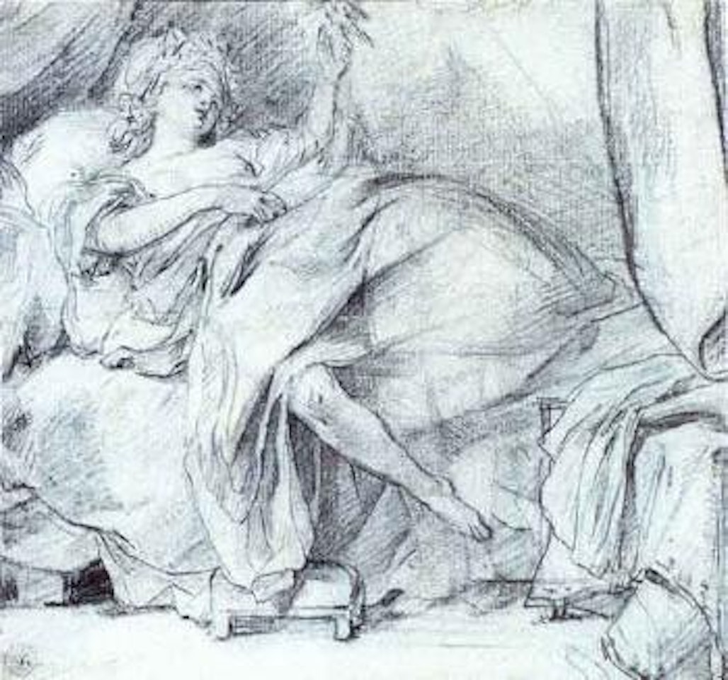 La volupte by Jean-Honoré Fragonard