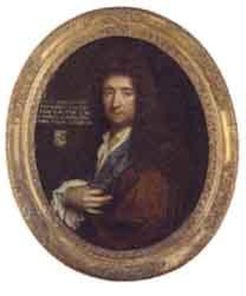 Portrait of Captain George Watson wearing brown robe and white stock by English School