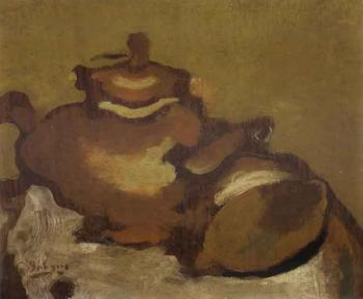 Teapot and lemon by Georges Braque