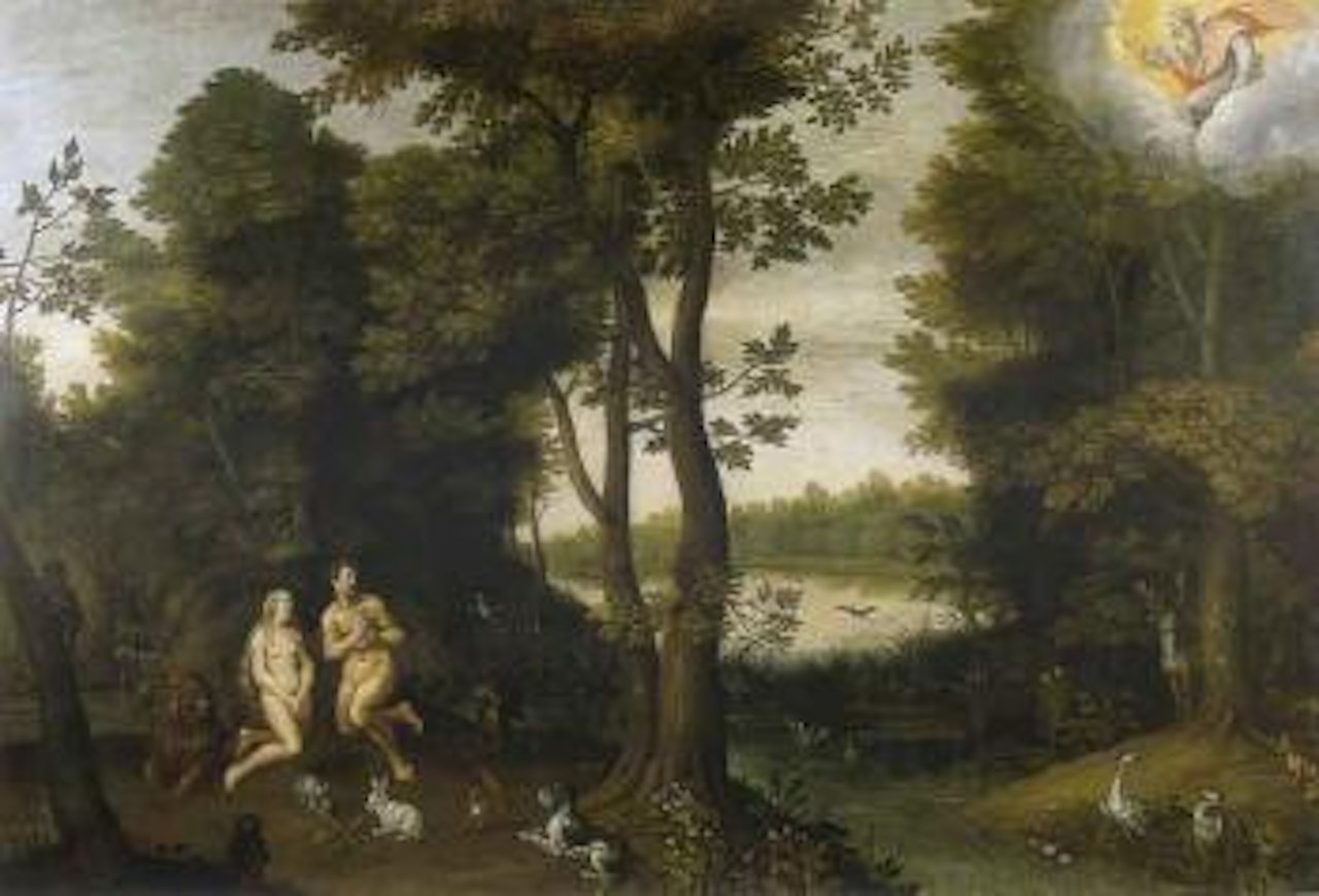 Adam and Eve in Paradise by Jan Brueghel the Younger