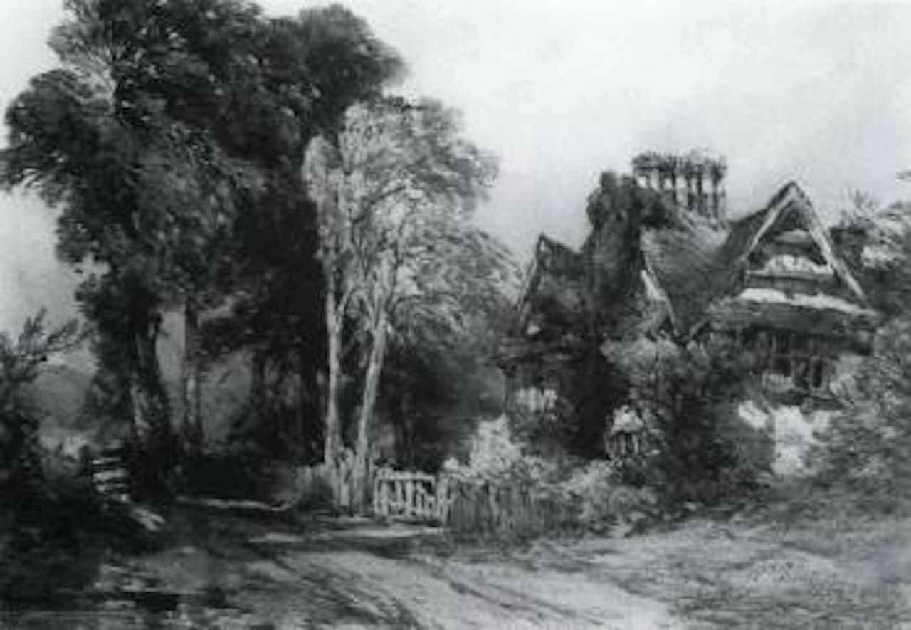 Cottage at Great Malvern by William Callow