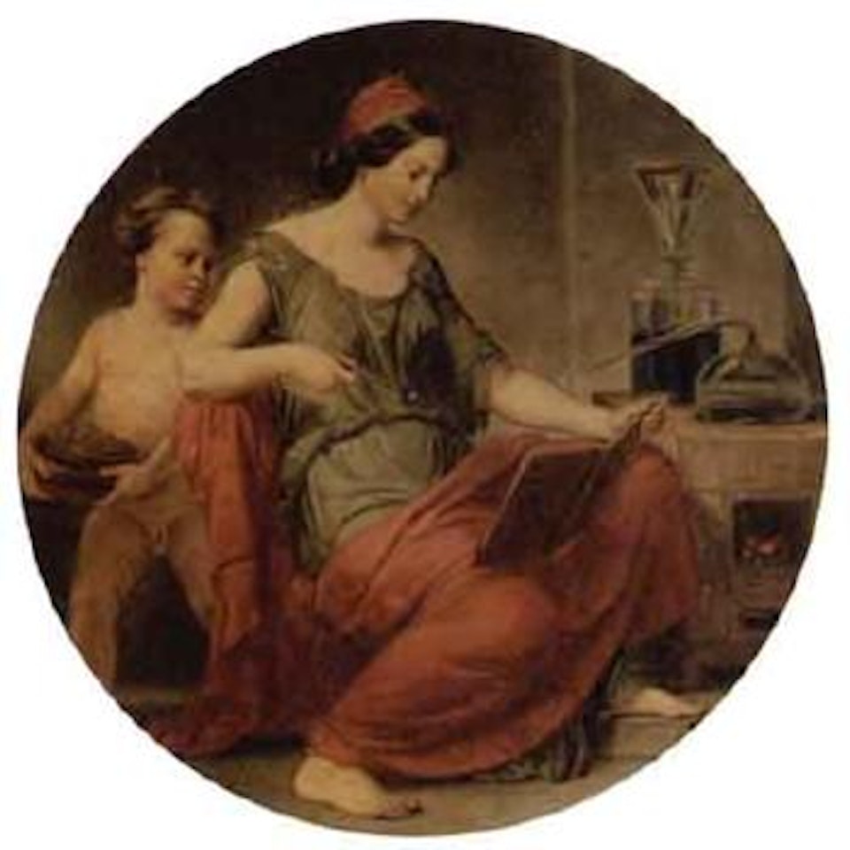 Alchemist. Painter by Angelica Kauffmann