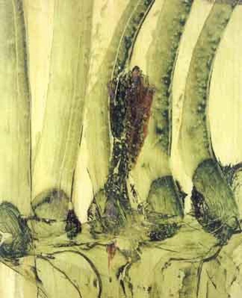 Abstract study in green No.4 by Sidney Nolan