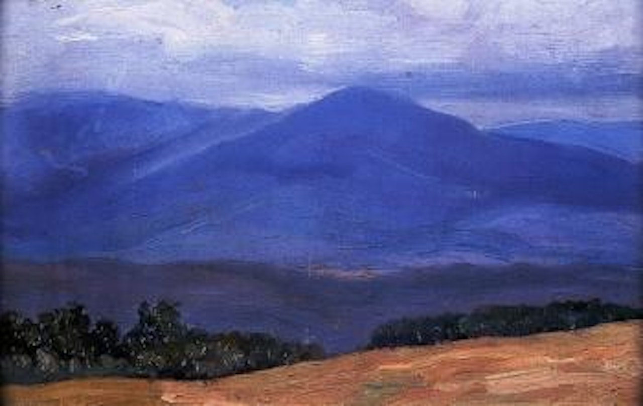 Mountainous landscape by Joaquin Sorolla Y Bastida