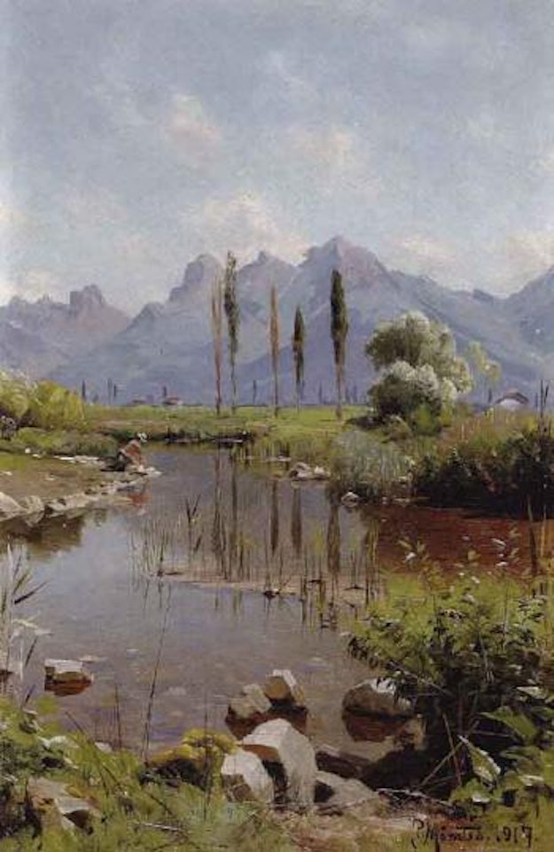 From Lake Geneva by Peder Mork Monsted