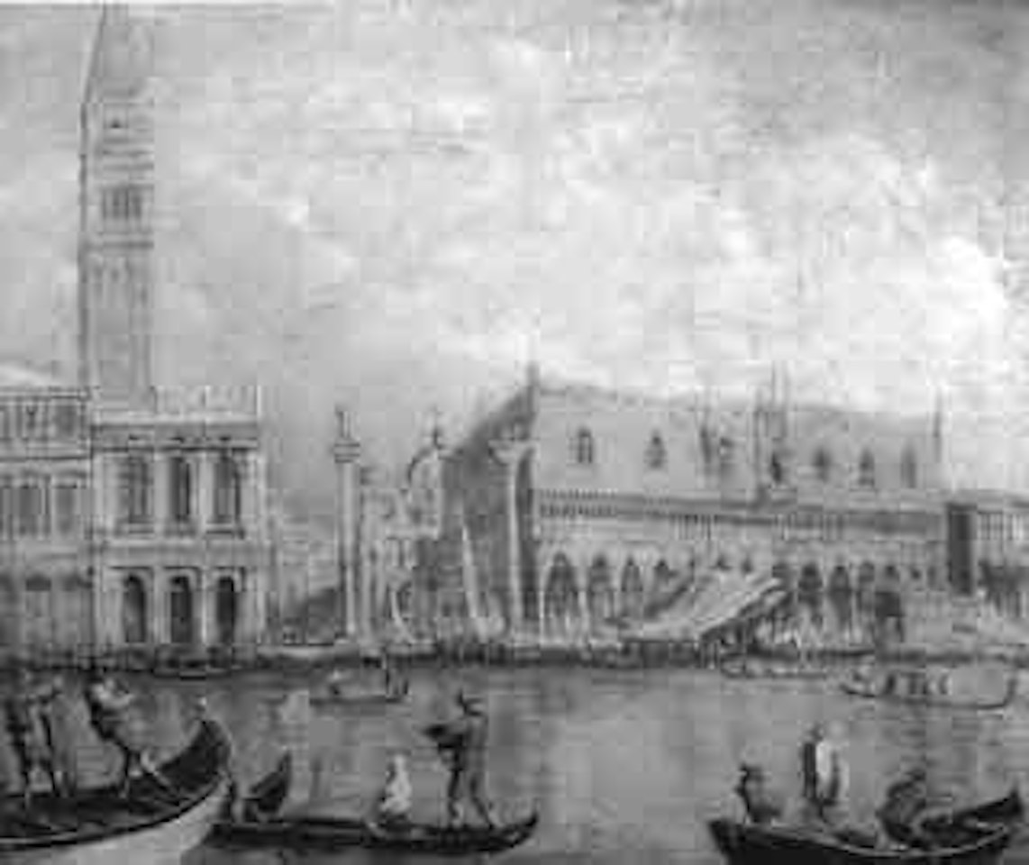 Grand Canal with the Doges Palace by Italian School