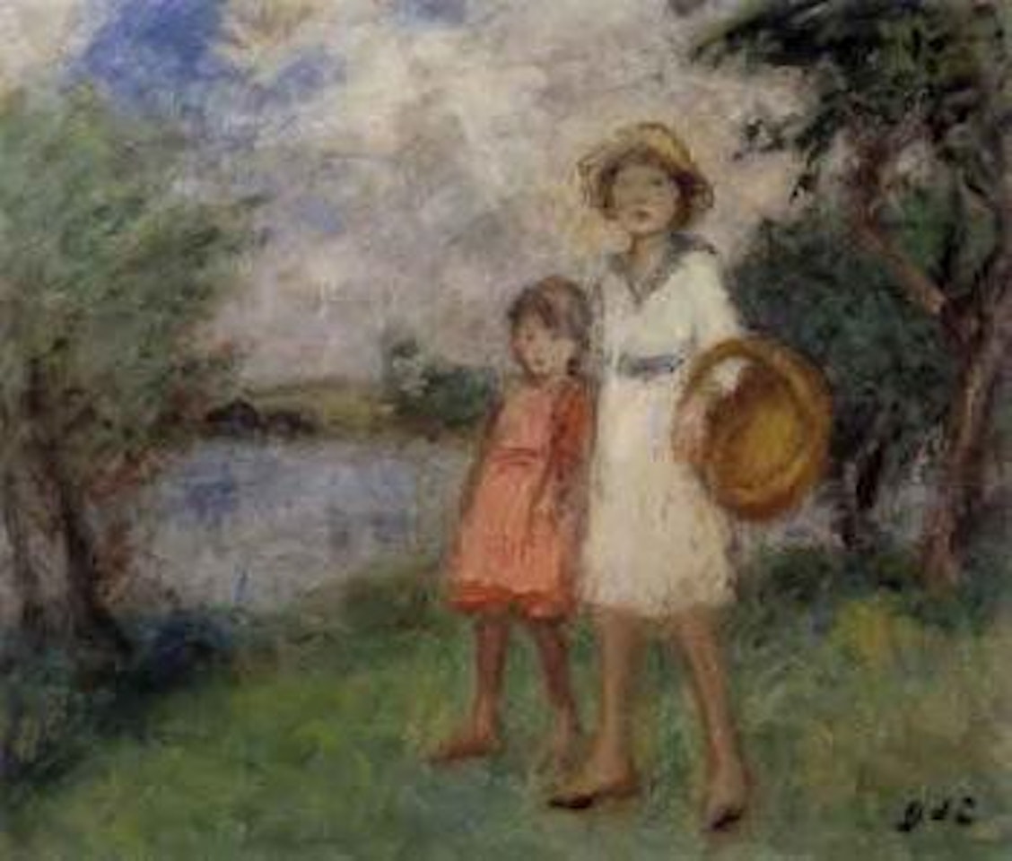 Sur les bords de la Seine aux Andelys by Georges d’Espagnat