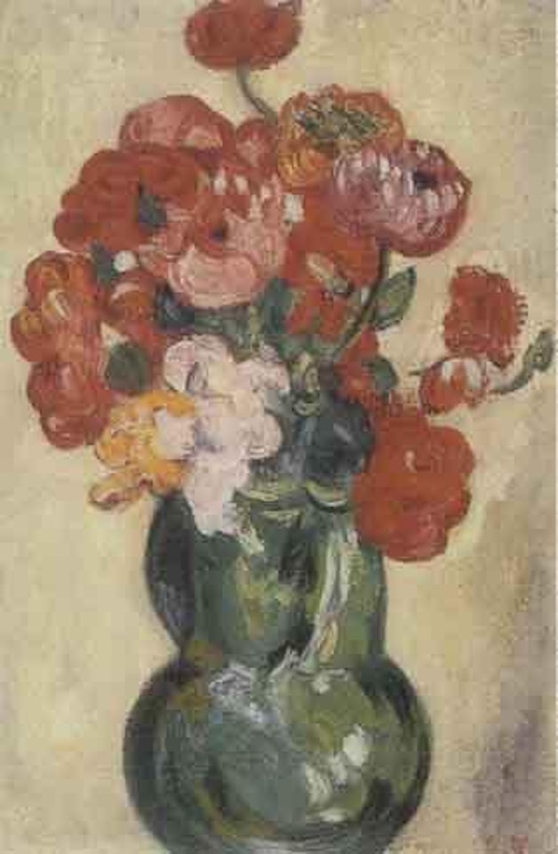 Fleurs dans un pichet vert by Louis Valtat